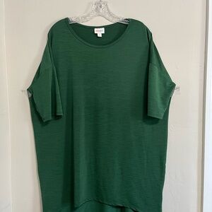 Women’s t-shirt, LulaRoe brand, short sleeve, size M, forest green color.